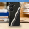 Чехол книжка Stenk Premium для ASUS Zenfone 9 Чёрный