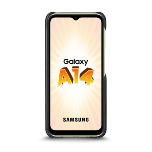 Шкіряна накладка Stenk Reptile Cover для Samsung Galaxy A14 Чорна