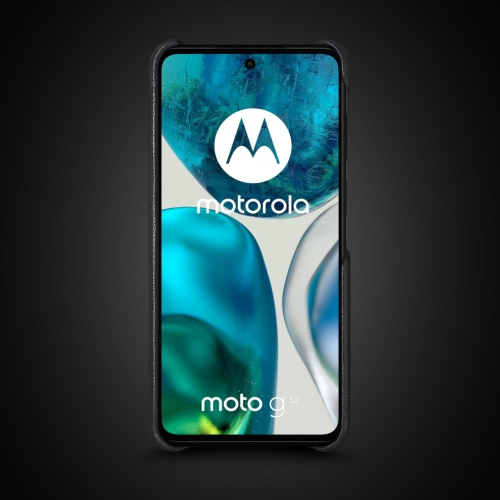 бампер на Motorola Moto G52 Черный Stenk WoodBacker фото 2