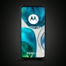 Кожаная накладка Stenk WoodBacker для Motorola Moto G52 Чёрная