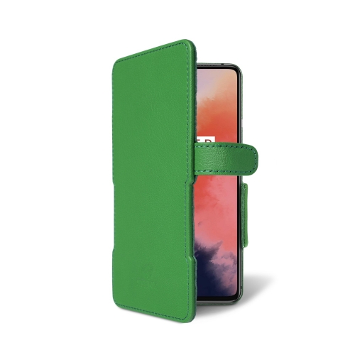 чехол-книжка на OnePlus 7T Зелёный Stenk Prime фото 2
