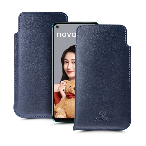 Футляр Stenk Elegance для Huawei Nova 5i Pro Синий