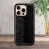 Кожаная накладка Stenk ExBacker Python Scales для Apple iPhone 16 Pro Черный