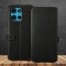Чехол-портмоне Stenk Premium Wallet для Motorola Moto G75 Чёрный