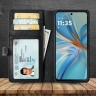 Чехол-портмоне Stenk Premium Wallet для Motorola Moto G75 Чёрный