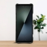 Кожаная накладка Stenk WoodBacker для Sony Xperia 1 VII Чёрный