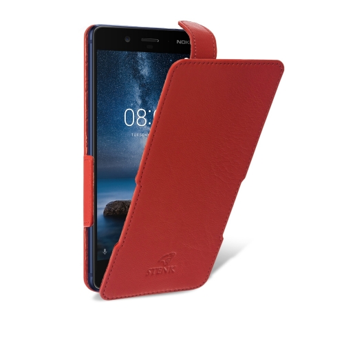 чехол-флип на Nokia 8 Красный Stenk Prime фото 2