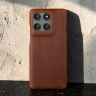 Накладка Stenk Cover Crazy Horse до Motorola Edge 60 Pro Коричневий
