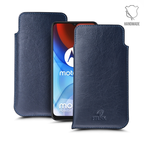 чехлы-футляры на Motorola Moto E7 Power Синий Stenk Elegance фото 1