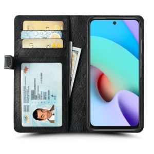 Чехол-портмоне Stenk Premium Wallet для Xiaomi Redmi 10 Чёрный