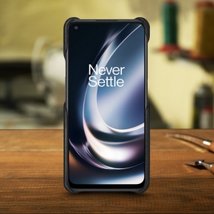 Шкіряна накладка Stenk Cover для OnePlus Nord CE 2 Lite 5G Чорна
