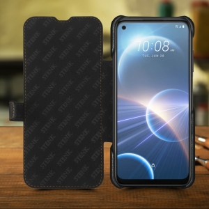 Чохол книжка Stenk Premium для HTC Desire 22 Pro Чорний