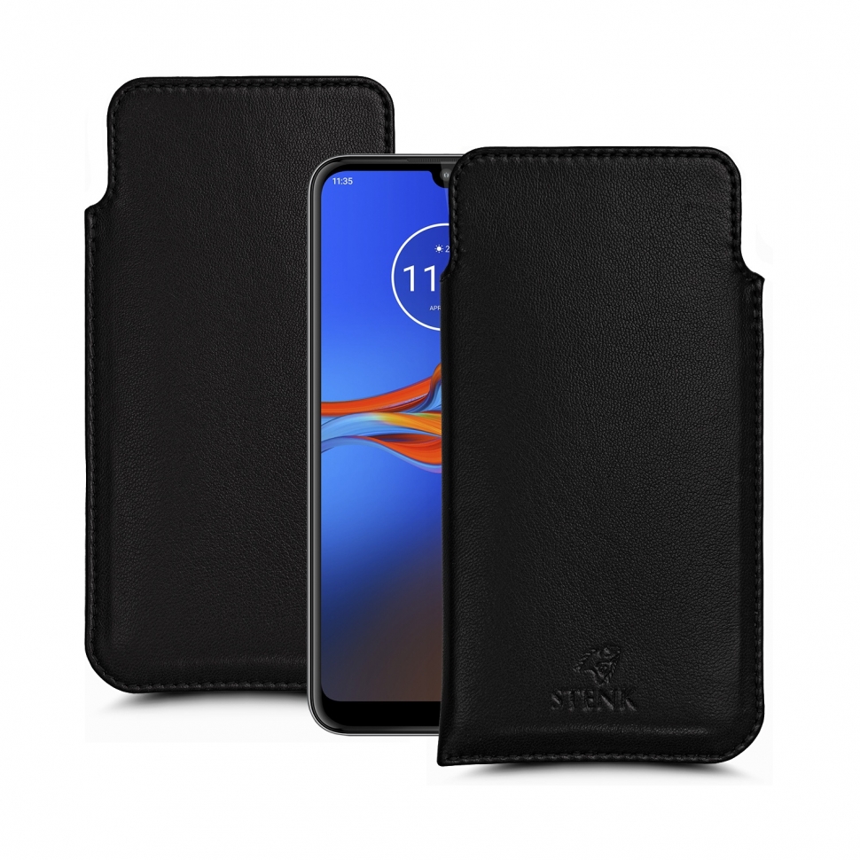 

Футляр Stenk Elegance для Motorola Moto E6 Plus Чёрный, Черный