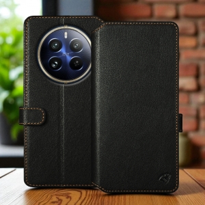 Чохол книжка Stenk Premium Wallet для Realme 12 Pro Чорний
