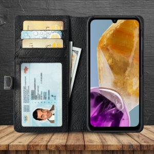 Чохол-портмоне Stenk Premium Wallet для Samsung Galaxy M15 Чорний