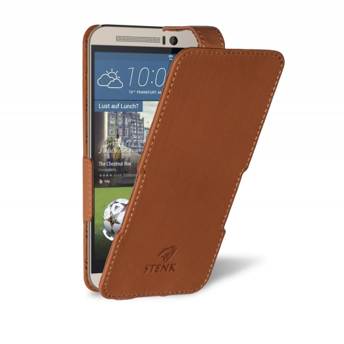 чохол-фліп на HTC One M9 Світло-коричневий Stenk Сняты с производства фото 2