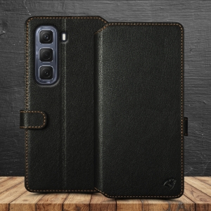 Чохол-портмоне Stenk Premium Wallet для Infinix Hot 50 5G Чорний