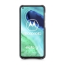 Кожаная накладка Stenk Cover для Motorola Moto G8 Чёрная