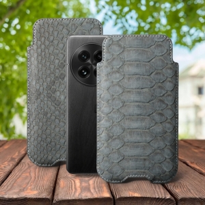 Футляр Stenk Sportage Python для OnePlus 13 Серый