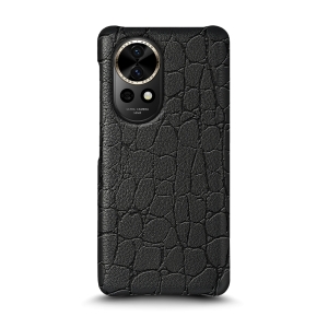 Кожаная накладка Stenk Reptile для HuaWei Nova 13 Чёрный