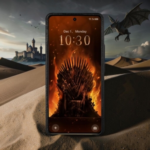 Шкіряна накладка Stenk Cover для Realme 15 Pro Game of Thrones