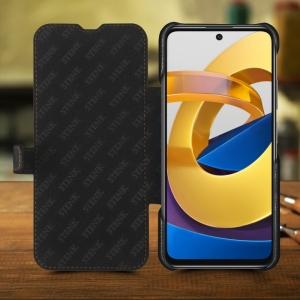 Чехол книжка Stenk Premium для Xiaomi Poco M4 Pro 5G Черный