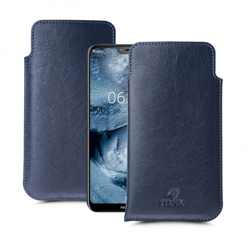 

Футляр Stenk Elegance для Nokia X6 (2018) Синий