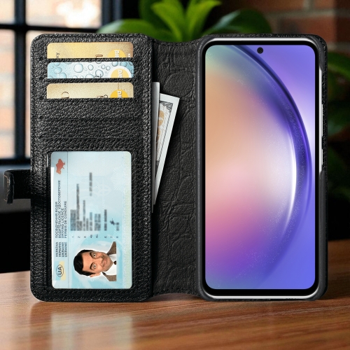чохол-гаманець на Samsung Galaxy A54 Чорний Stenk Premium Wallet фото 2
