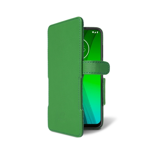чехол-книжка на Motorola Moto G7 Зелёный Stenk Prime фото 2