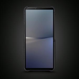 Шкіряна накладка Stenk WoodBacker для Sony Xperia 10 V Чорна