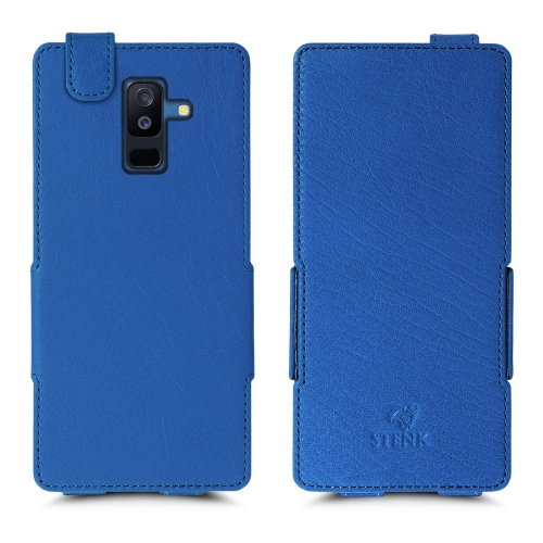 чехол-флип на Samsung Galaxy A6 Plus Ярко-синий Stenk Prime фото 1