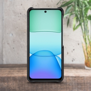 Кожаная накладка Stenk Cover для Xiaomi Redmi 13 Черный