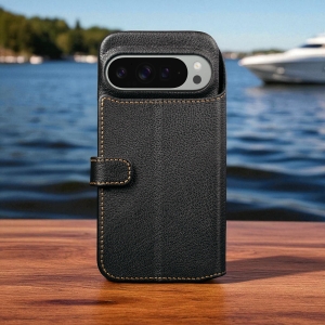 Чохол-портмоне Stenk Premium Wallet для Google Pixel 9 Pro Чорний