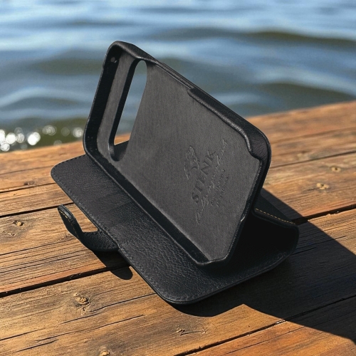 чехол-кошелек на Google Pixel 9 Pro Черный Stenk Premium Wallet фото 5