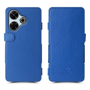 Чехол книжка Stenk Prime для Xiaomi Redmi 13 Ярко синий