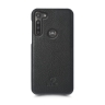 Кожаная накладка Stenk Cover для Motorola Moto G8 Power Чёрная