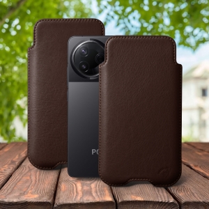 Футляр Stenk Sportage Xiaomi Poco F7 Pro Коричневий
