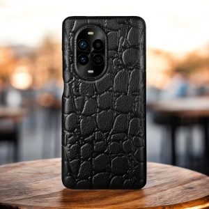 Шкіряна накладка Stenk Reptile Cover для HuaWei Nova 13 Pro Чорний