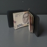 Шкіряний затиск для грошей Stenk Moneyclip Чорний Шкіряний затиск для грошей Stenk Moneyclip Чорний