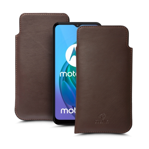 чехлы-футляры на Motorola Moto G10 Коричневый Stenk Elegance фото 1