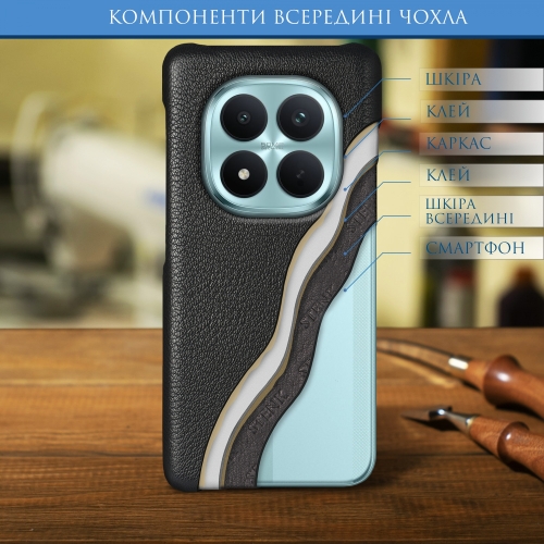 бампер на Xiaomi Poco M8 Pro Чорний Stenk Cover фото 4