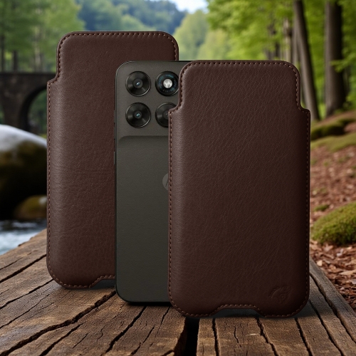 чохол-футляр на Motorola Moto G77 Коричневий Stenk Sportage фото 1