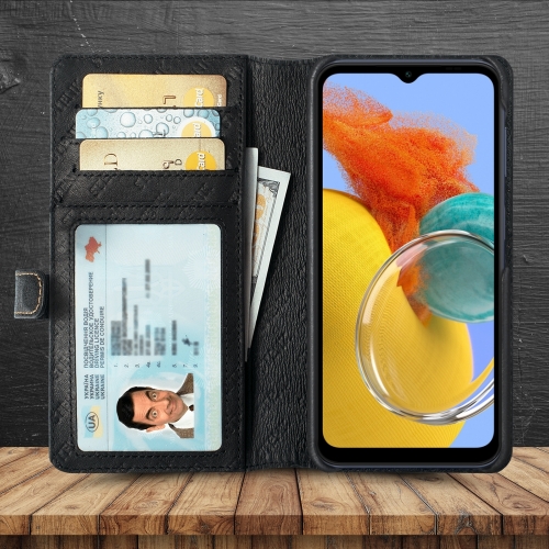 чохол-гаманець на Samsung Galaxy M14 Чорний Stenk Premium Wallet фото 2