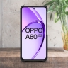 Кожаная накладка Stenk Cover для OPPO A80 Черный
