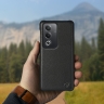 Кожаная накладка Stenk Cover для OPPO A80 Черный