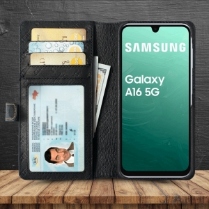Чохол-портмоне Stenk Premium Wallet для Samsung Galaxy A16 5G Чорний