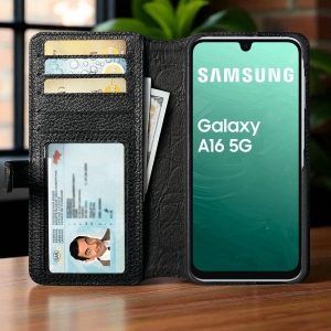 Чохол-портмоне Stenk Premium Wallet для Samsung Galaxy A16 5G Чорний