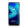 Кожаная накладка Stenk Cover для Motorola Moto G8 Power Lite Чёрная