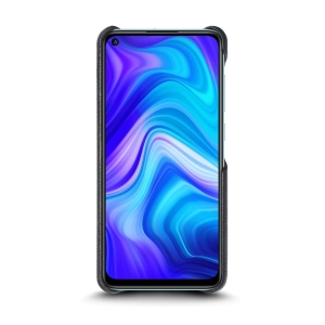 Кожаная накладка Stenk Cover для Xiaomi Redmi 10X 4G Чёрная