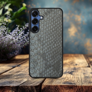 Накладка SkinBacker Mini Python Scales для Samsung Galaxy S25 Plus Сірий